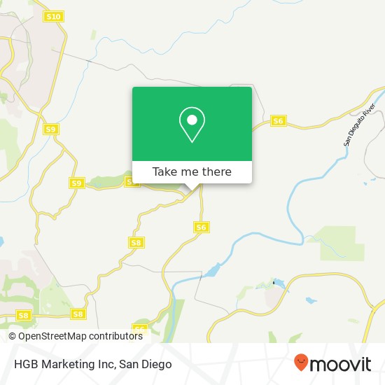 Mapa de HGB Marketing Inc