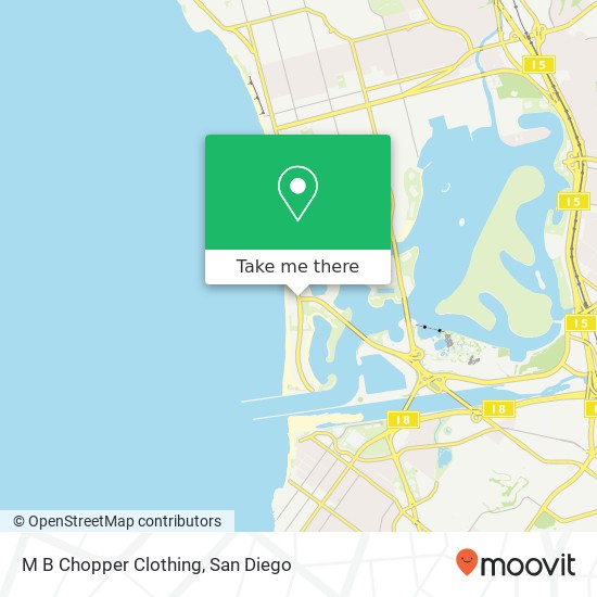 M B Chopper Clothing map