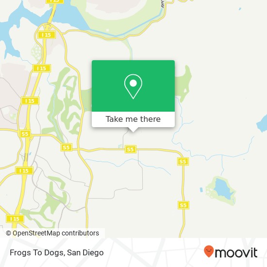 Frogs To Dogs map