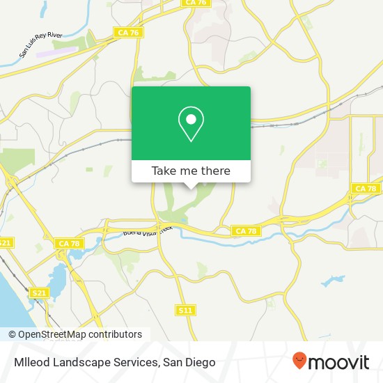 Mapa de Mlleod Landscape Services