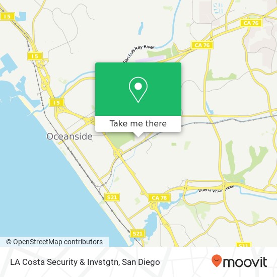Mapa de LA Costa Security & Invstgtn