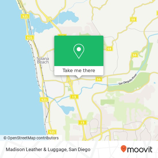 Madison Leather & Luggage map