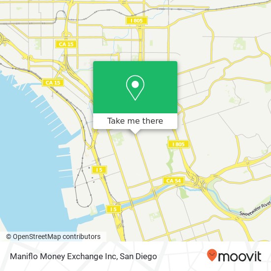 Mapa de Maniflo Money Exchange Inc