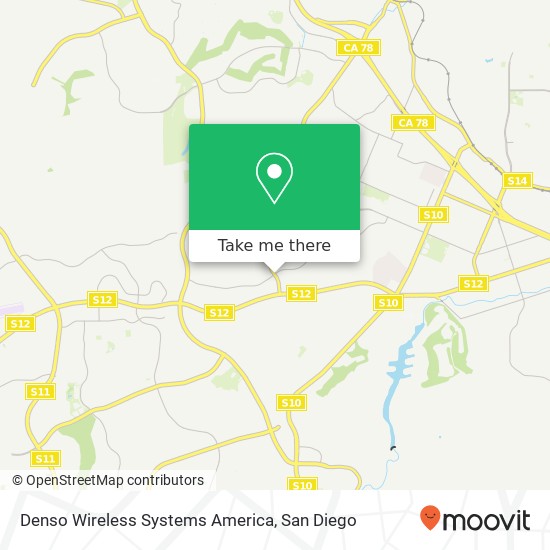 Mapa de Denso Wireless Systems America