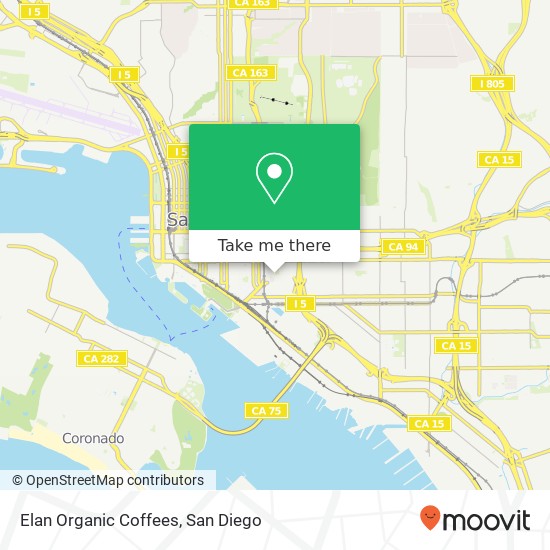 Mapa de Elan Organic Coffees