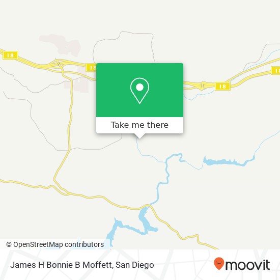 Mapa de James H Bonnie B Moffett