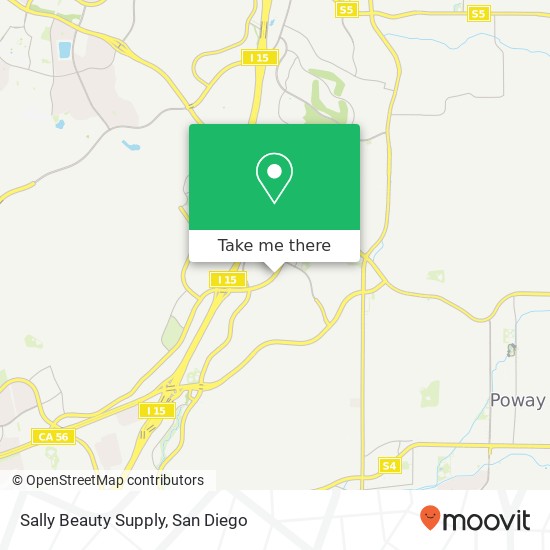 Mapa de Sally Beauty Supply