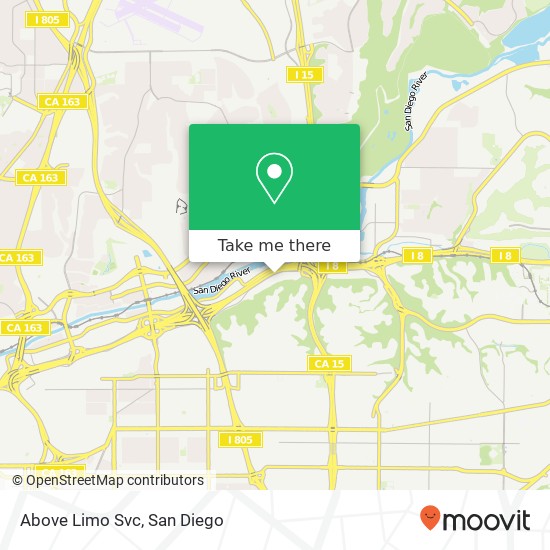Above Limo Svc map