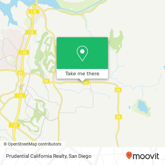 Prudential California Realty map