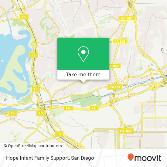 Hope Infant Family Support map