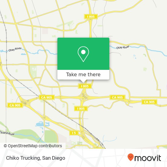 Mapa de Chiko Trucking