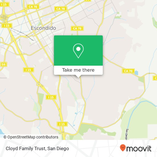 Mapa de Cloyd Family Trust