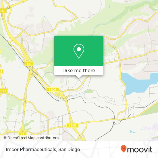 Mapa de Imcor Pharmaceuticals