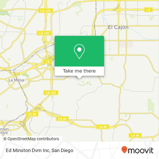 Ed Minston Dvm Inc map