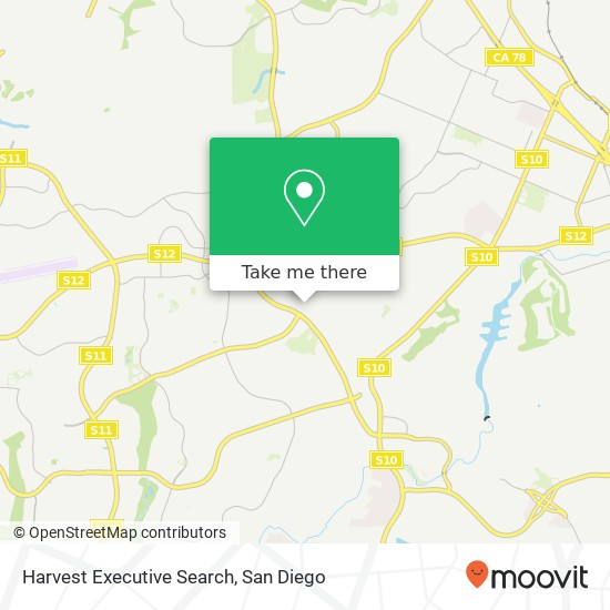 Mapa de Harvest Executive Search