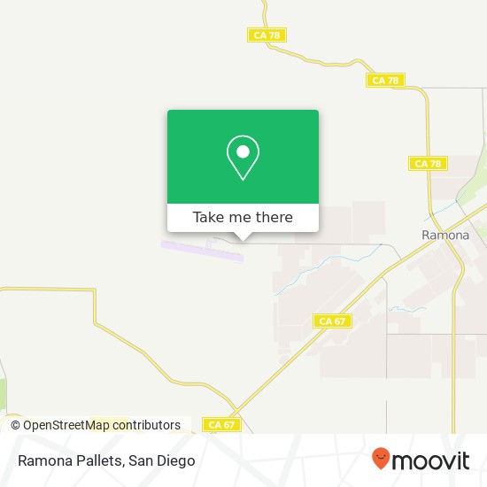 Ramona Pallets map