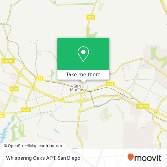 Mapa de Whispering Oaks APT