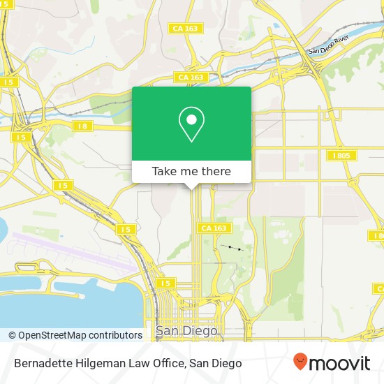 Mapa de Bernadette Hilgeman Law Office