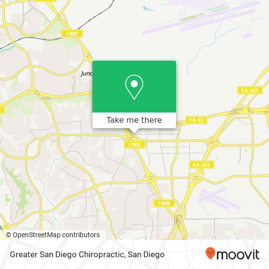 Mapa de Greater San Diego Chiropractic