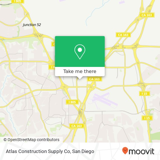 Mapa de Atlas Construction Supply Co