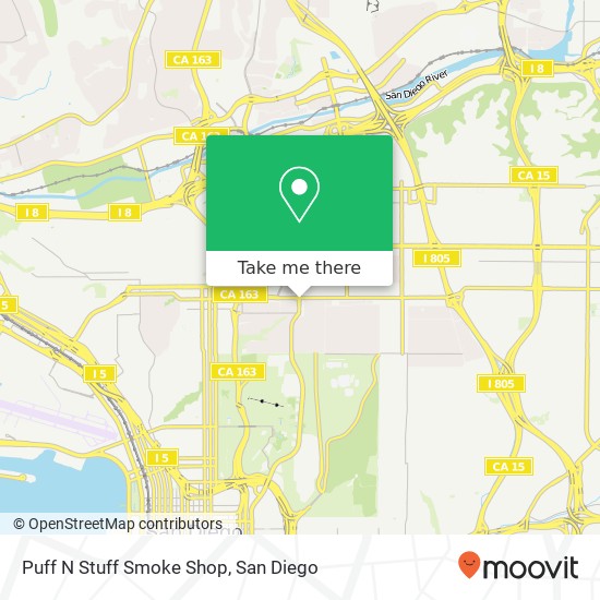 Mapa de Puff N Stuff Smoke Shop