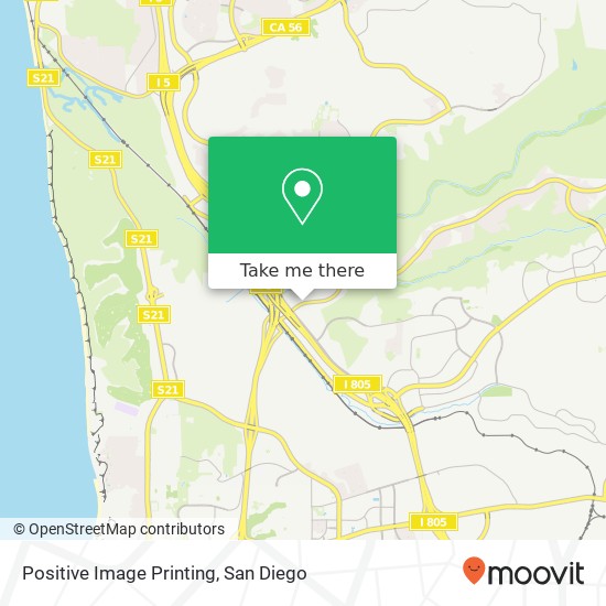 Positive Image Printing map