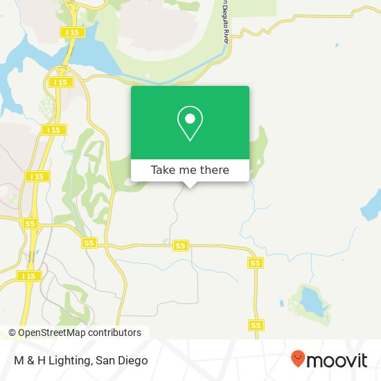 M & H Lighting map