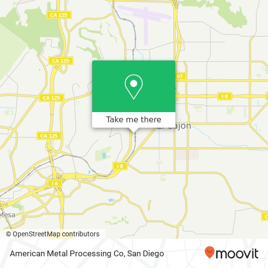 Mapa de American Metal Processing Co