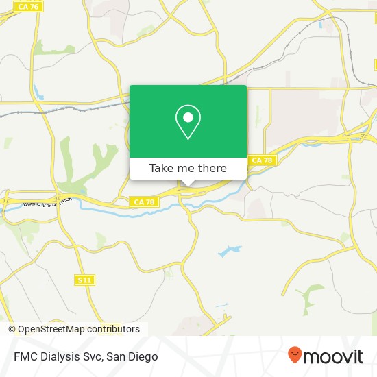 FMC Dialysis Svc map