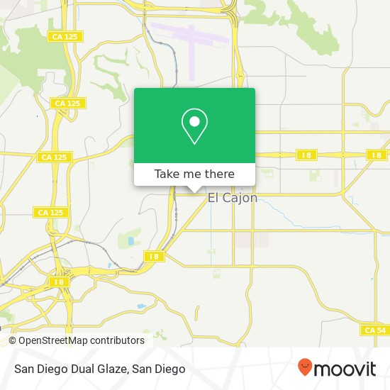 Mapa de San Diego Dual Glaze