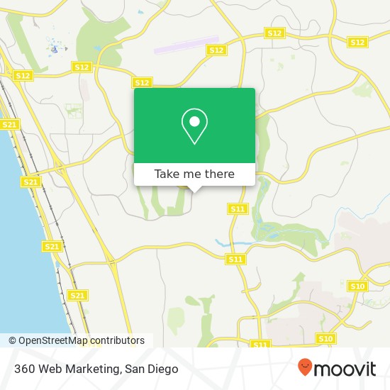 Mapa de 360 Web Marketing