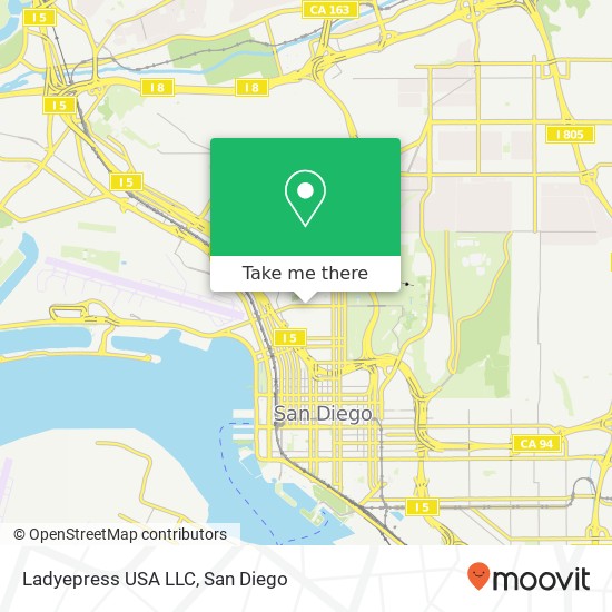 Mapa de Ladyepress USA LLC