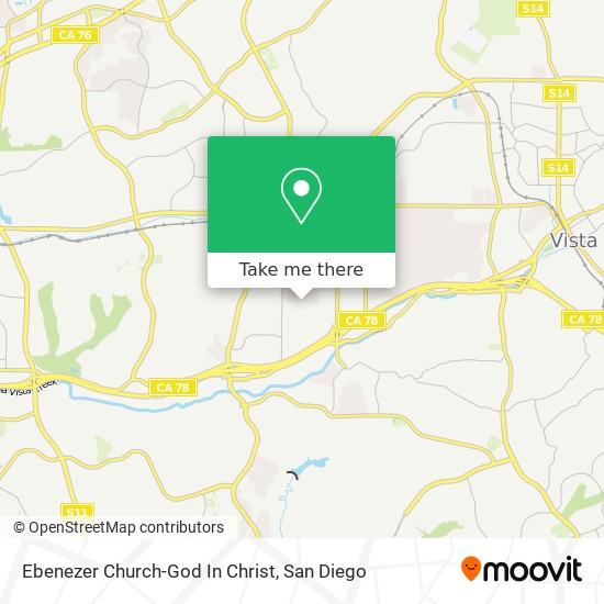 Ebenezer Church-God In Christ map