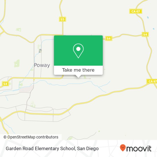 Mapa de Garden Road Elementary School