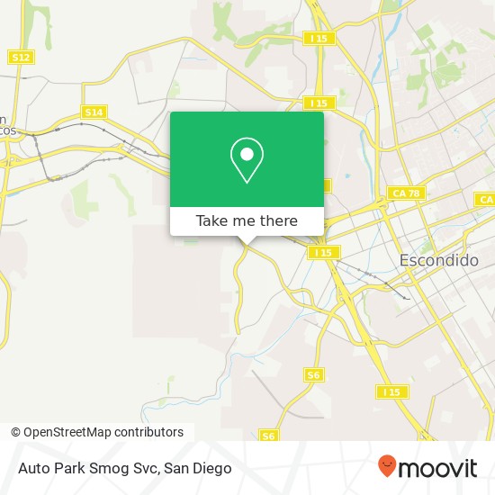 Mapa de Auto Park Smog Svc