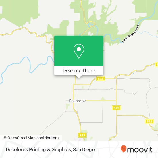 Decolores Printing & Graphics map