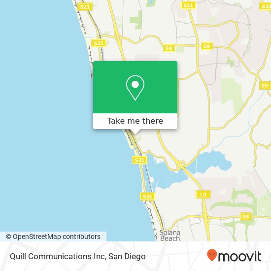 Mapa de Quill Communications Inc