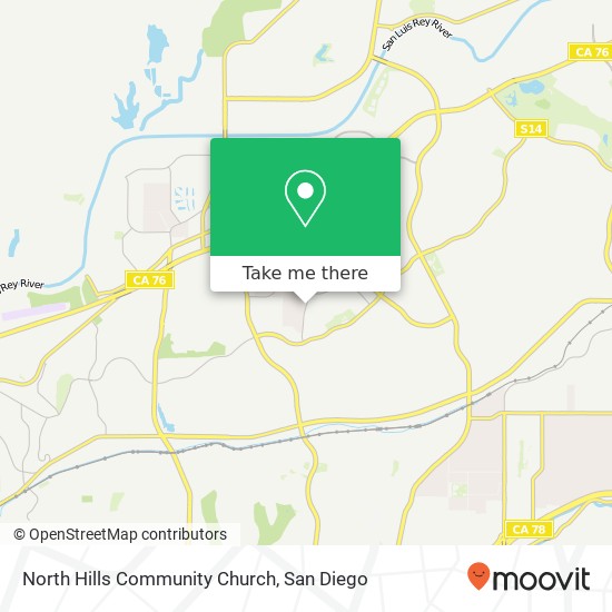 Mapa de North Hills Community Church