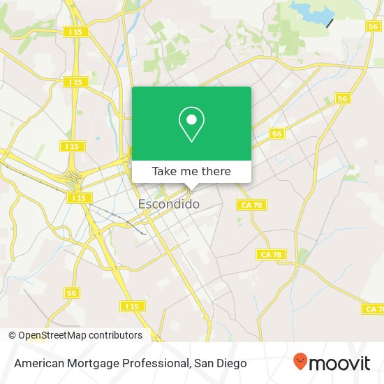 American Mortgage Professional map