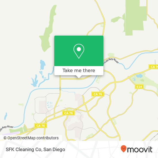 SFK Cleaning Co map