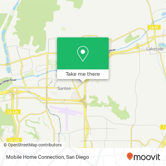 Mapa de Mobile Home Connection
