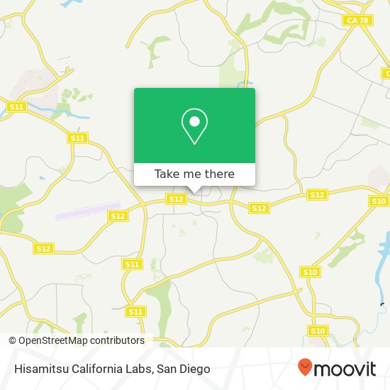 Mapa de Hisamitsu California Labs