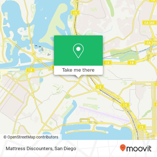 Mattress Discounters map