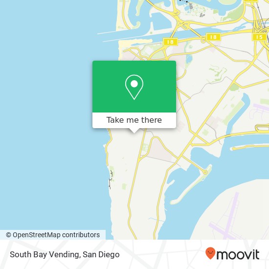 Mapa de South Bay Vending