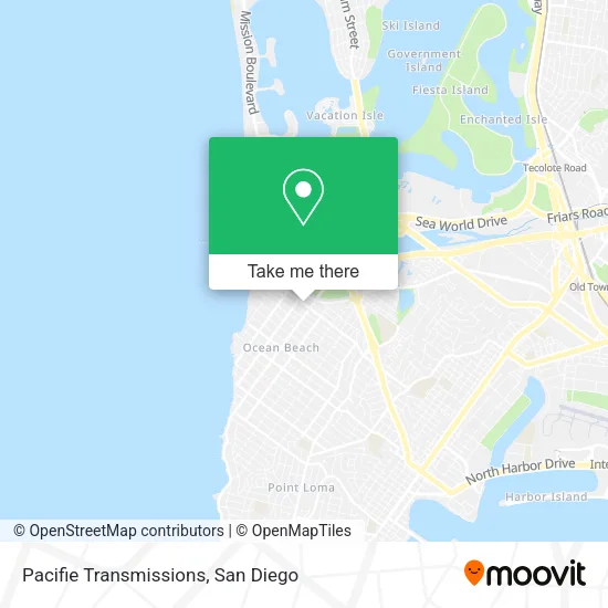 Mapa de Pacifie Transmissions