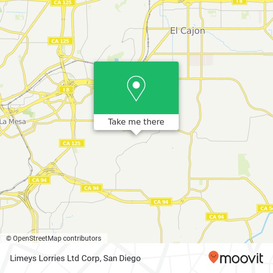 Limeys Lorries Ltd Corp map
