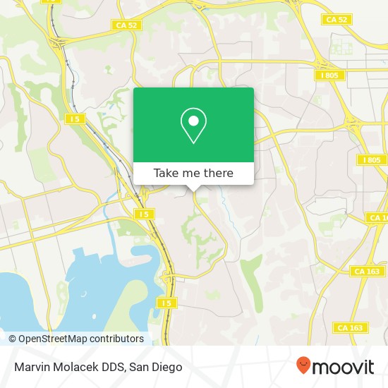 Mapa de Marvin Molacek DDS