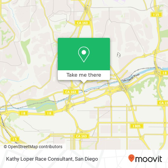 Mapa de Kathy Loper Race Consultant