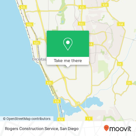 Rogers Construction Service map