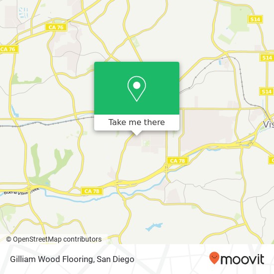 Gilliam Wood Flooring map